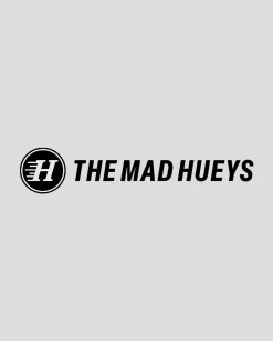 The Mad Hueys Boat Sticker Black Hot