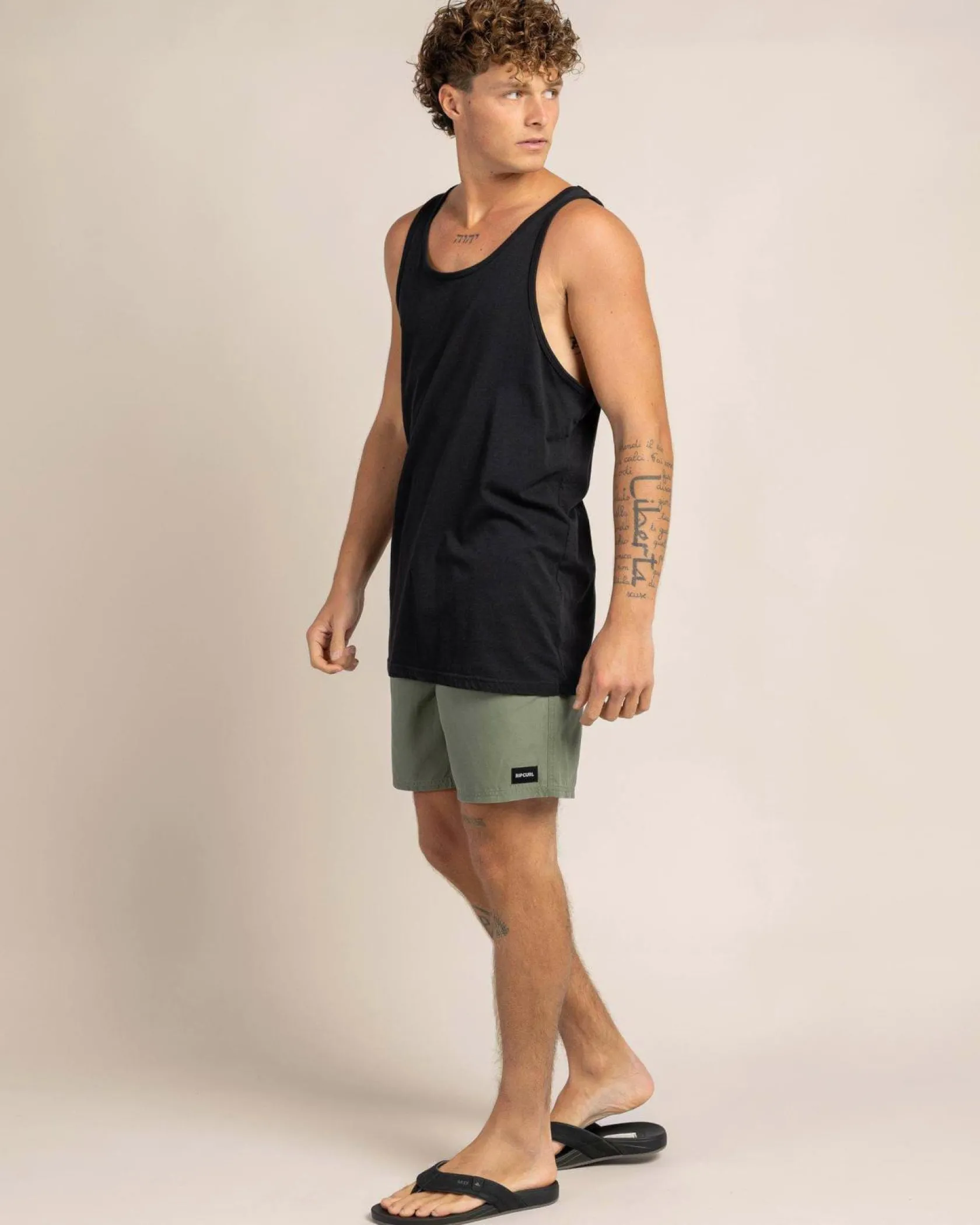 Rip Curl Bondi Volley Board Shorts Cactus Green Clearance