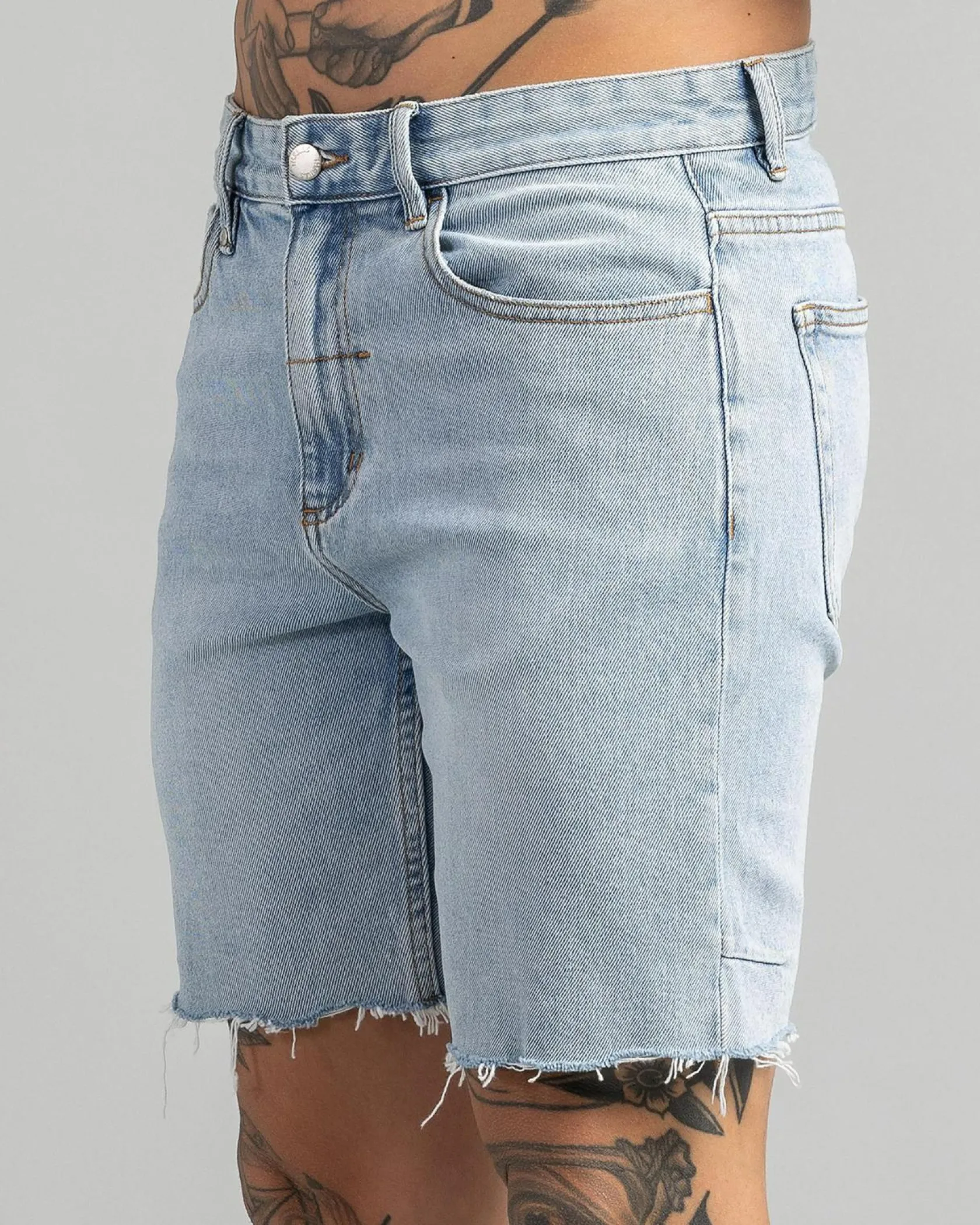 Thrills Bones Denim Shorts Dusk Online