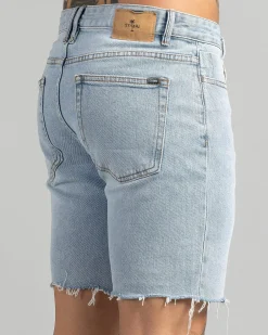 Thrills Bones Denim Shorts Dusk Online