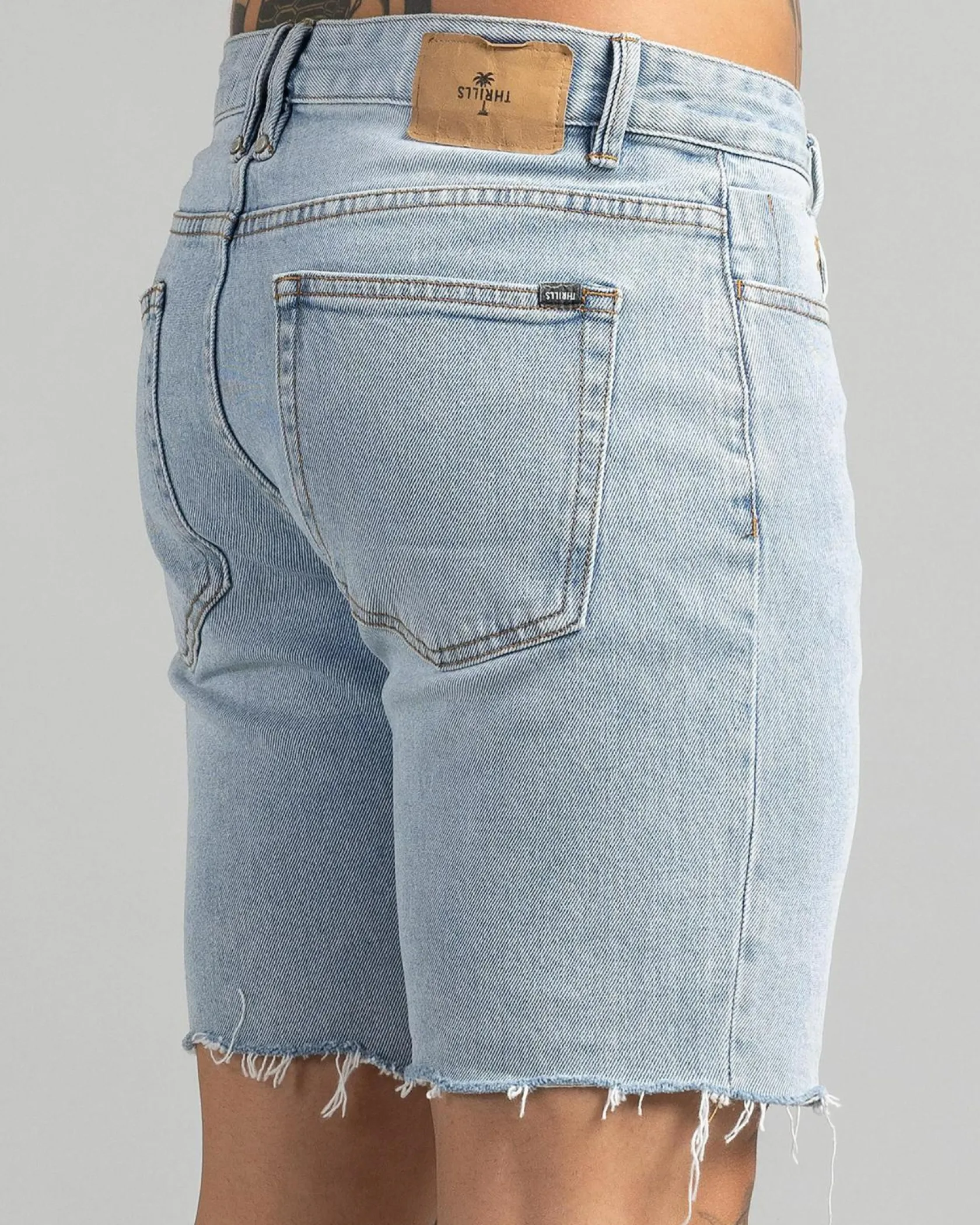Thrills Bones Denim Shorts Dusk Online