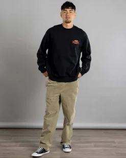 Billabong Bong Years Crew Sweatshirt Black Discount