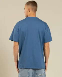 Jacks Boundless T-shirt Slate Blue New