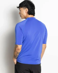 Billabong Boxed Arch Short Sleeve Rash Vest Cobalt Discount