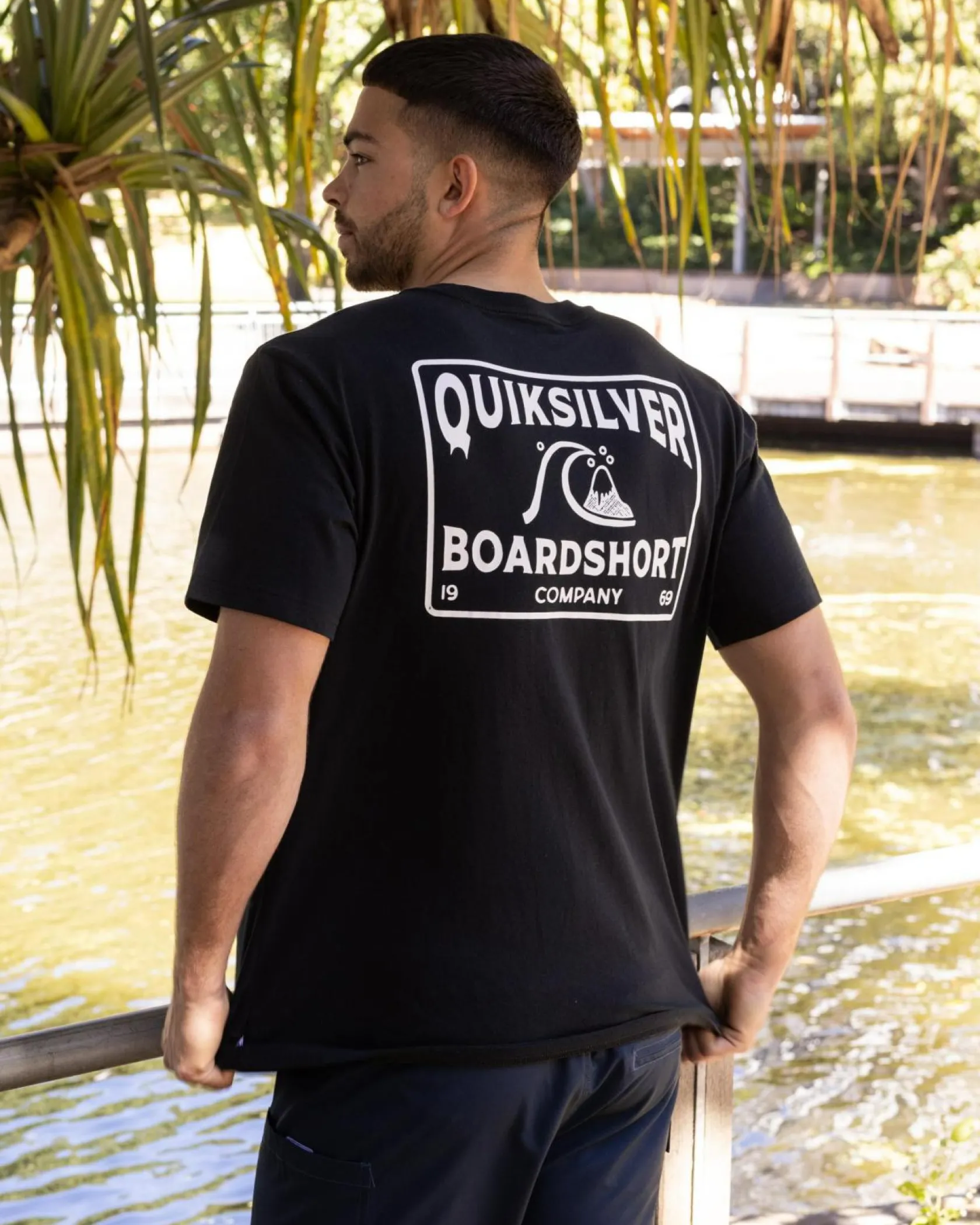 Quiksilver Boxed In T-Shirt Black Hot