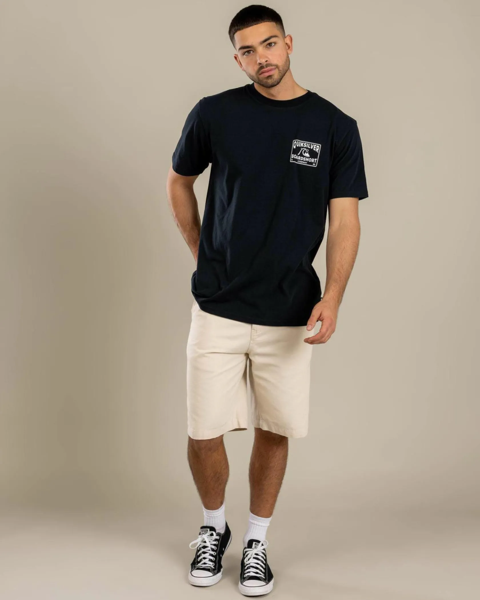 Quiksilver Boxed In T-Shirt Black Hot