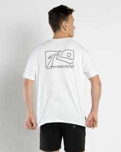 Rusty Boxed Out T-Shirt White 2 Hot