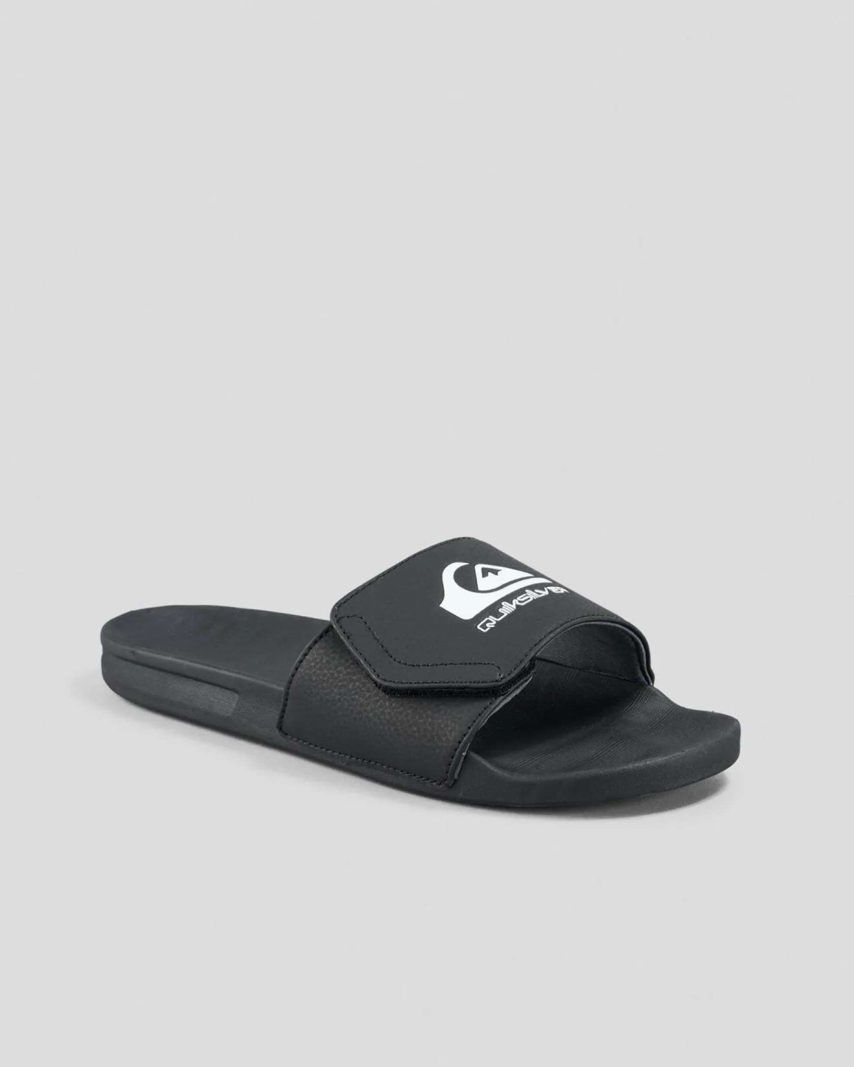 Quiksilver Boys' Sunset Adjust Slides Black