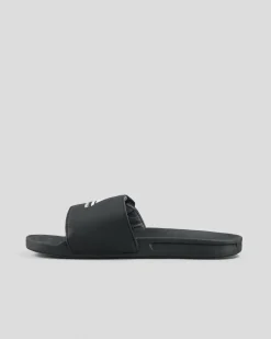 Quiksilver Boys' Sunset Adjust Slides Black