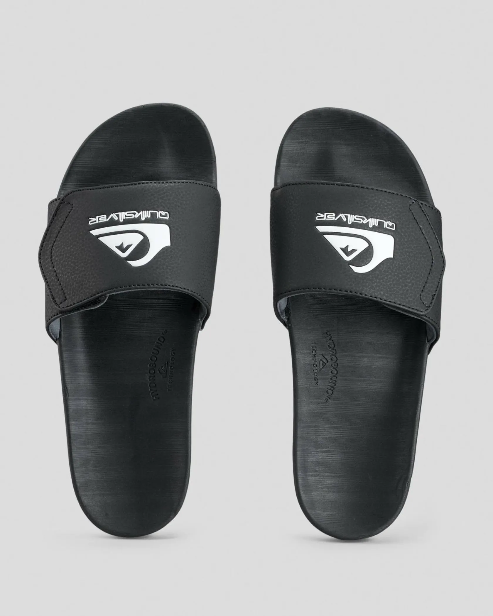 Quiksilver Boys' Sunset Adjust Slides Black