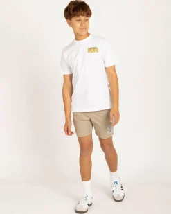 The Mad Hueys Boys' Tropic Frothin Club T-Shirt White Sale