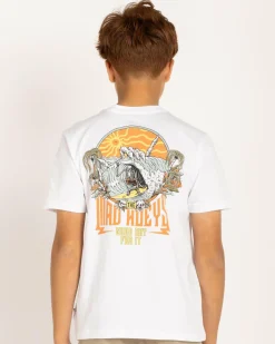 The Mad Hueys Boys' Tropic Frothin Club T-Shirt White Sale