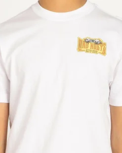 The Mad Hueys Boys' Tropic Frothin Club T-Shirt White Sale