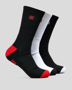 Billabong Bracket Wave Socks 3 Pack Multi Sale