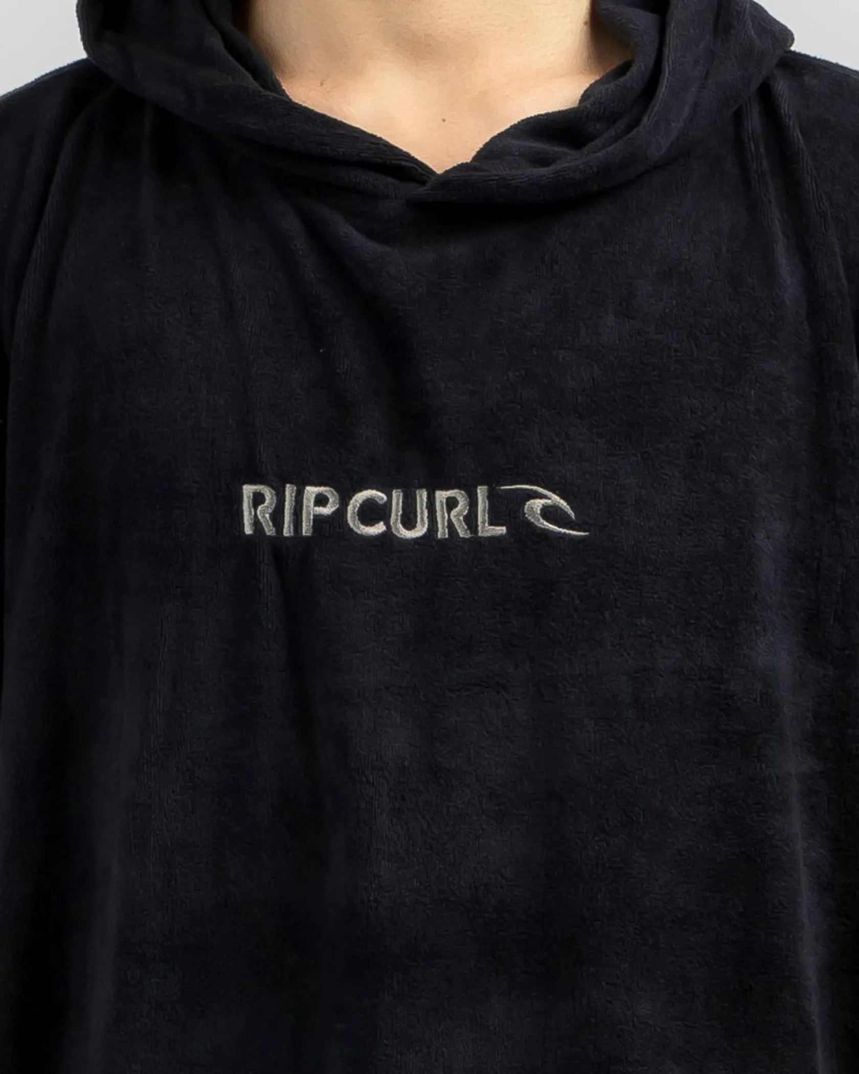 Rip Curl Brand Hooded Towel Black/grey Best