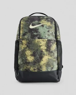 Nike Brasilia 9.5 Camo Backpack Oil Green/black (Coconut Milk)