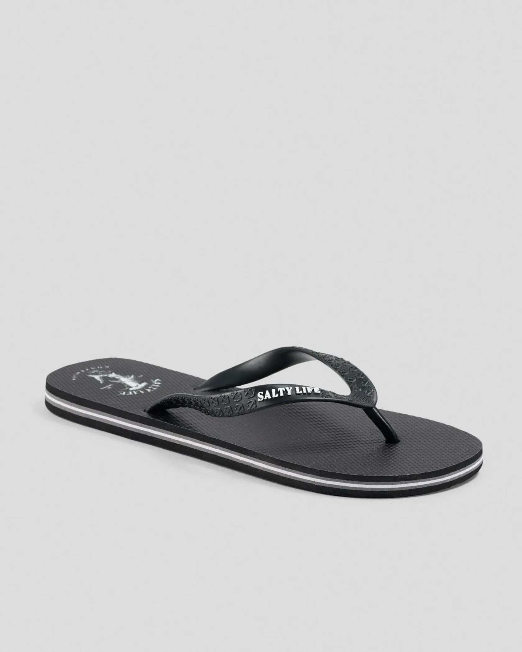 Salty Life Breach Thongs Black/grey