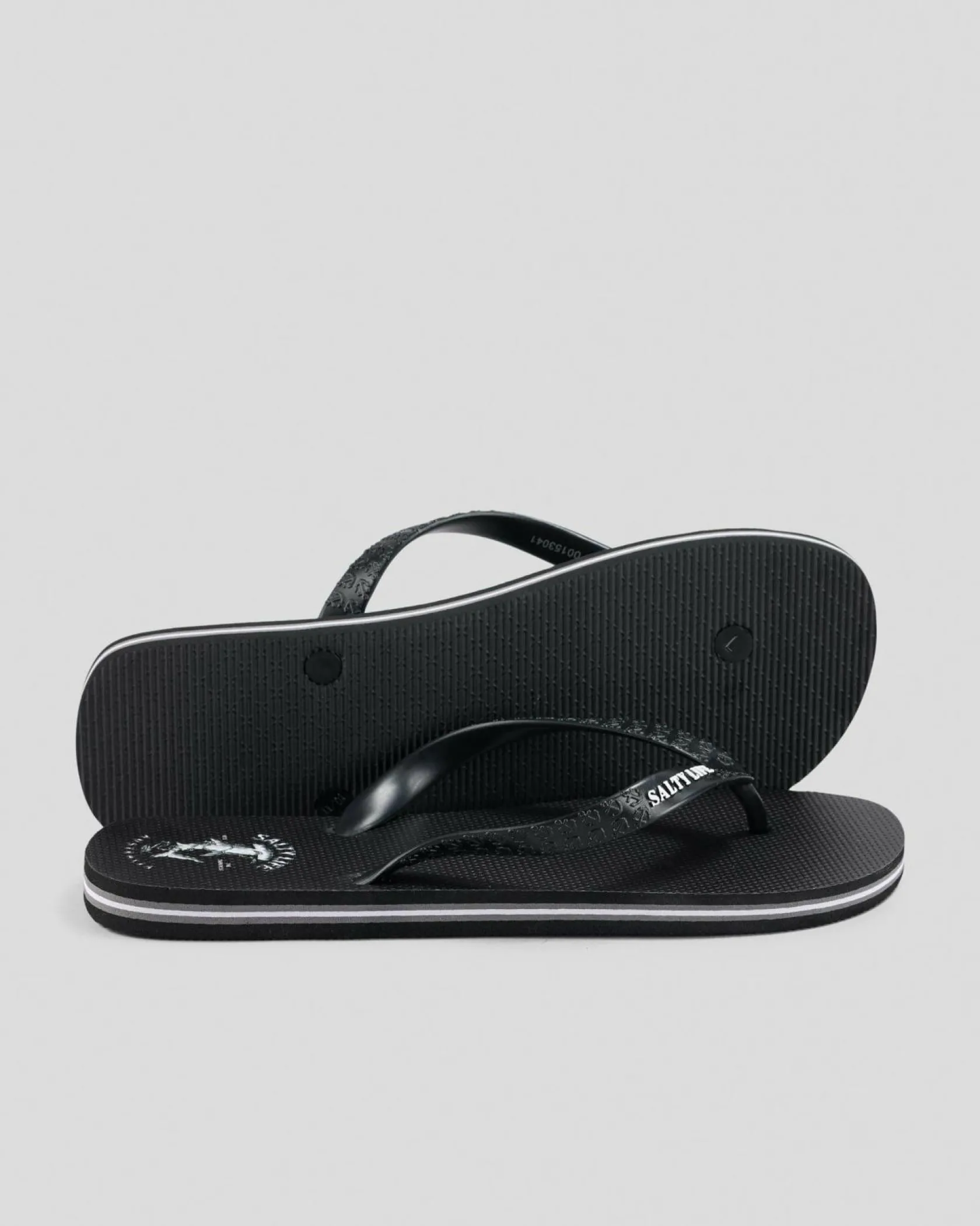 Salty Life Breach Thongs Black/grey