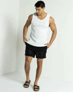 Kiss Chacey Bronant Beach Shorts Jet Black