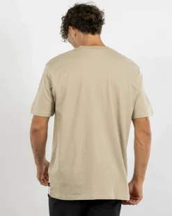 Quiksilver Bubble Check T-Shirt Plaza Taupe Online