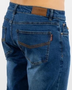 Ringers Western Burke Slim Taper Jeans Mid Blue Discount
