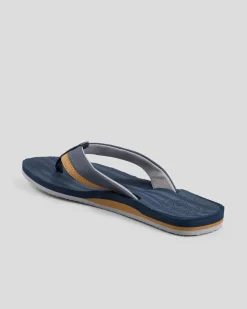 Kustom Burleigh Thongs Navy Heather Clearance