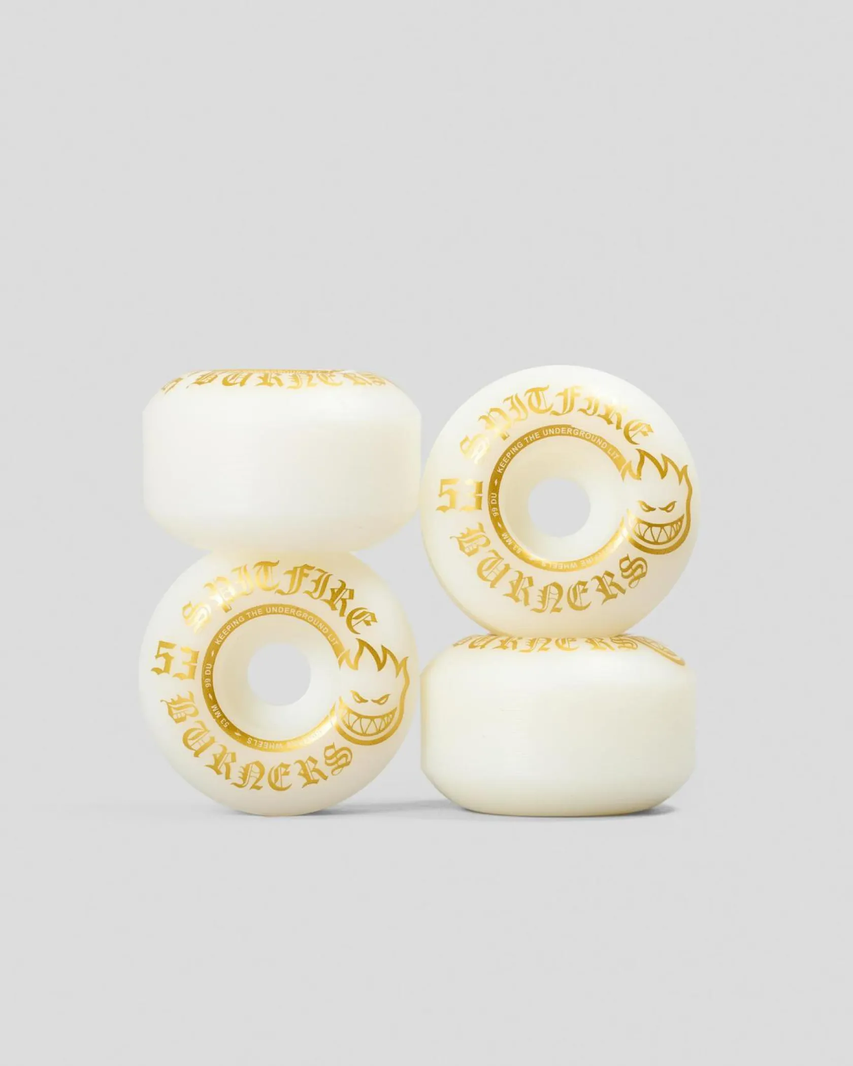 Spitfire Burner 99D 53mm Skateboard Wheels Natural New