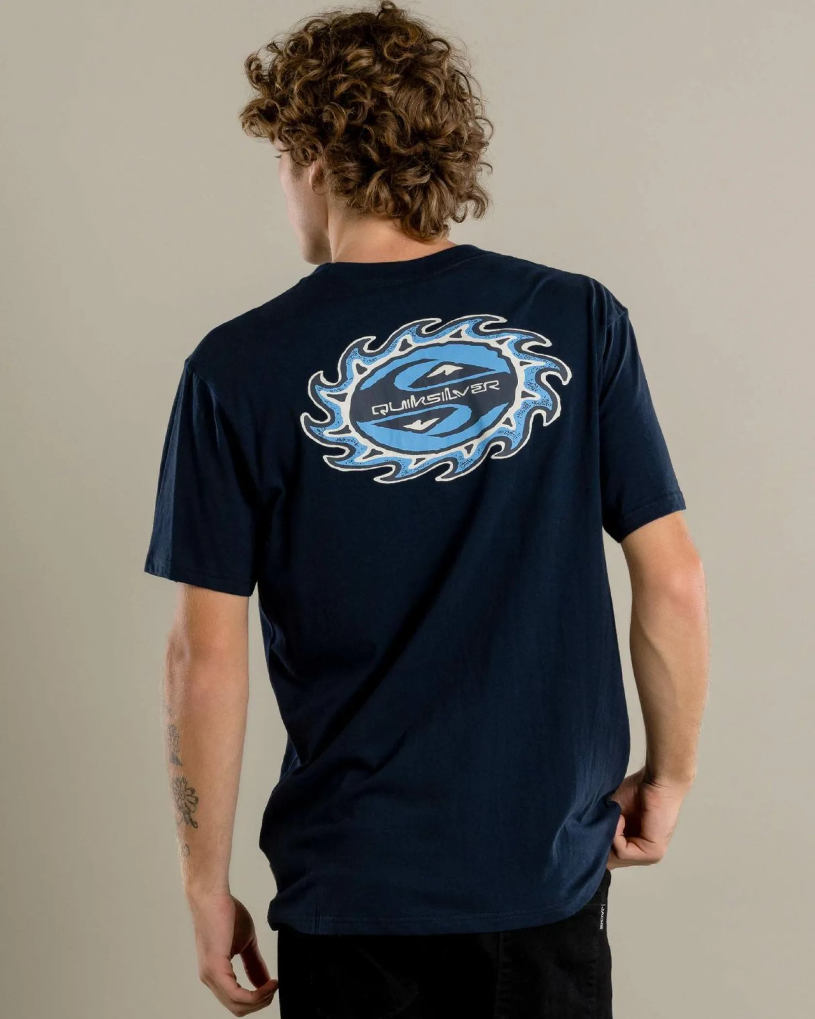 Quiksilver Burning Sun T-Shirt Dark Navy Online