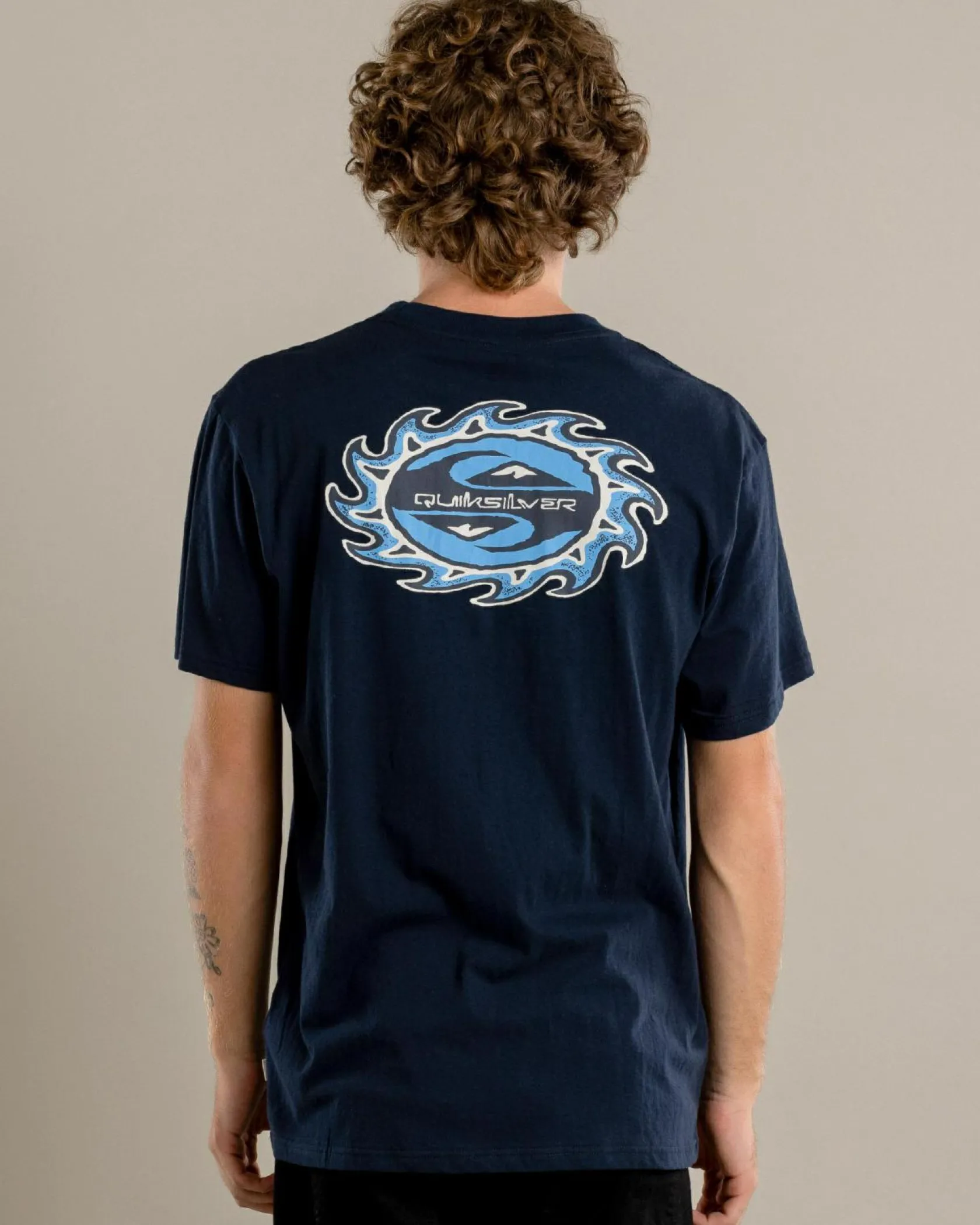 Quiksilver Burning Sun T-Shirt Dark Navy Online