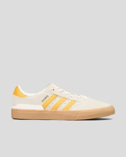 adidas Busenitz Vulc II Shoes Crystal White/preloved Yellow/gold