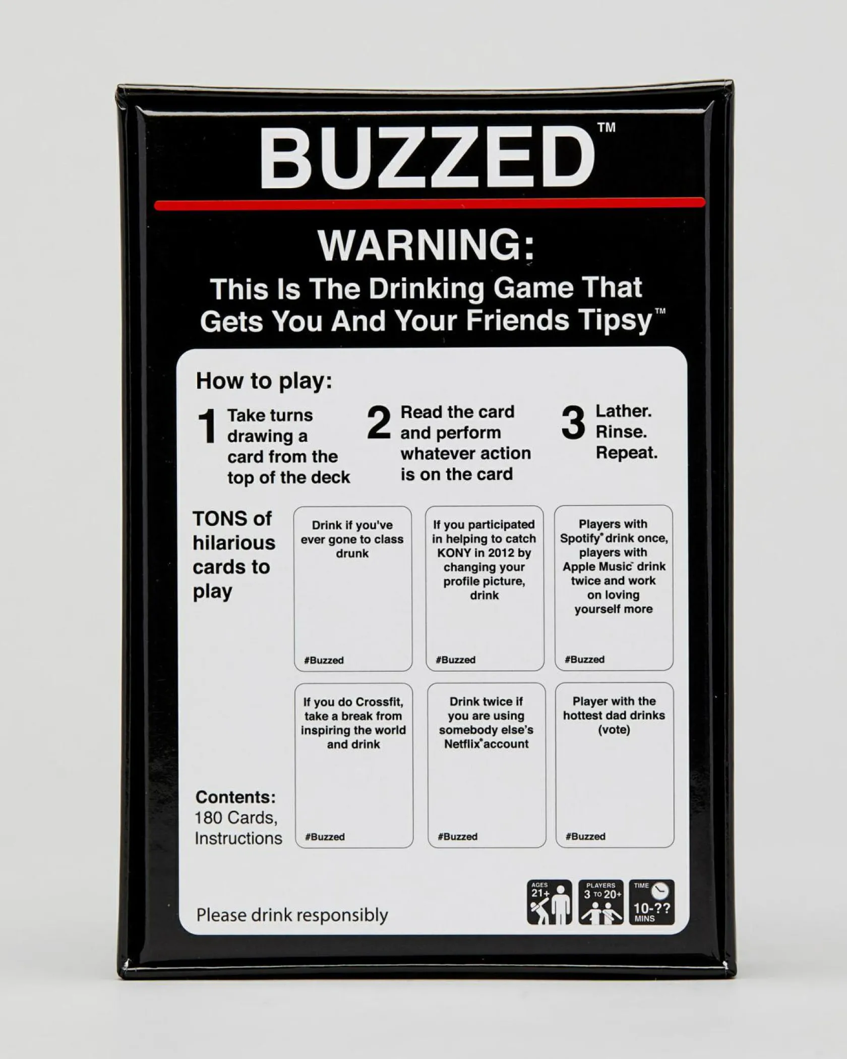 Get It Now Buzzed Card Game Assorted