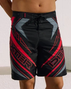 Dexter Cable Board Shorts Black/red Outlet