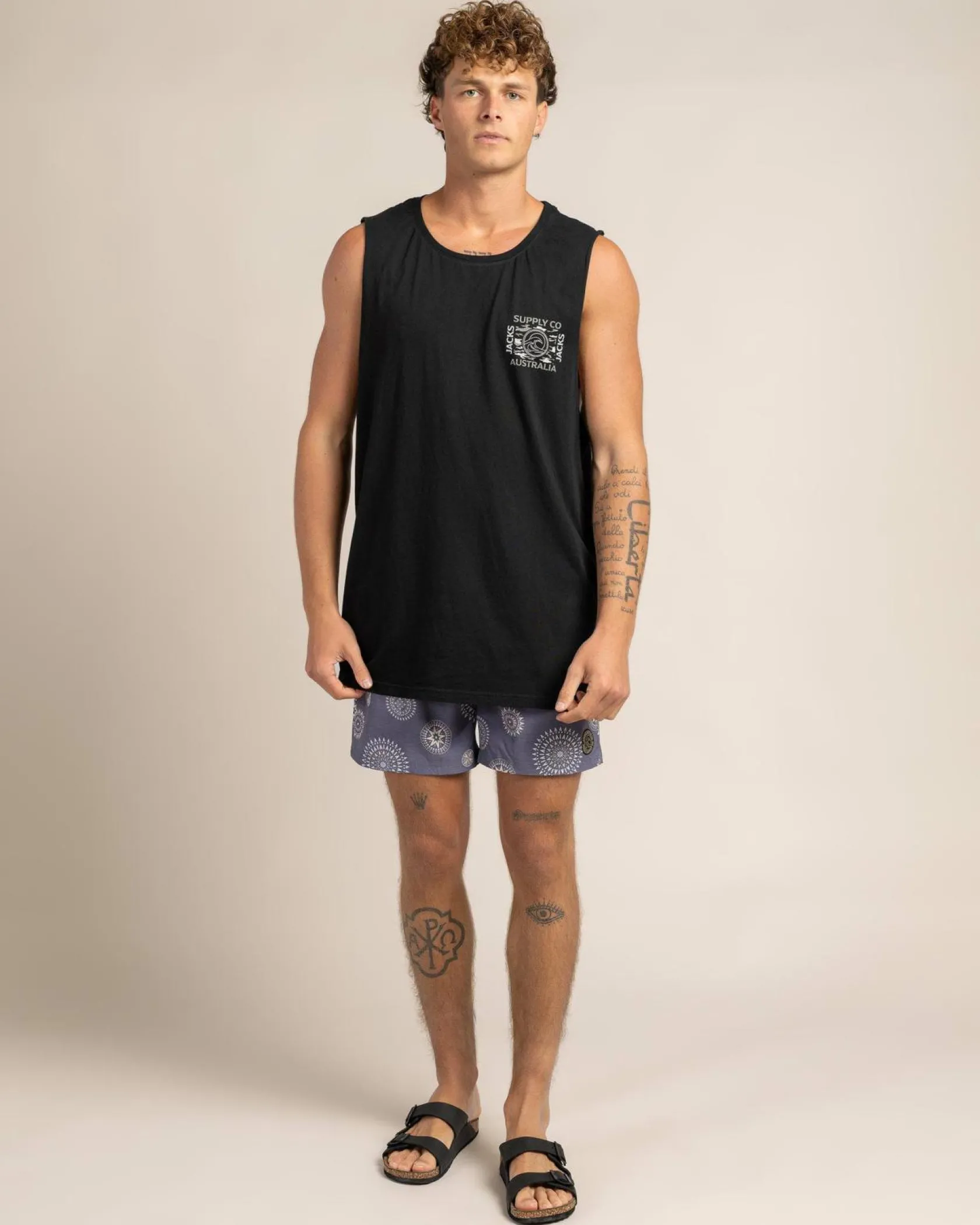 Jacks Camoflow Muscle Tank Black