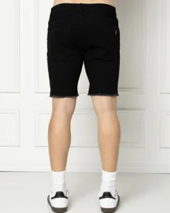 Lucid Candid Denim Walk Shorts Black Outlet