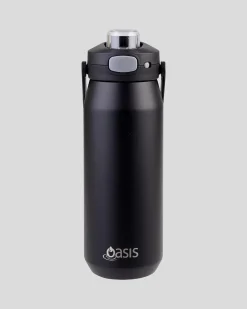 Oasis Capri 750ml Drink Bottle Black Outlet