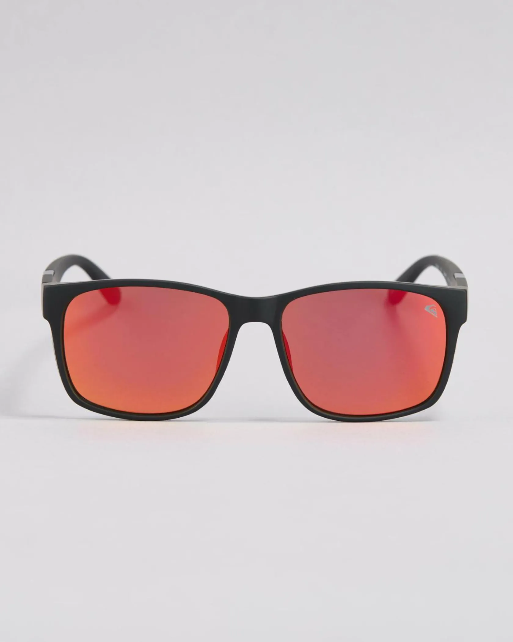 Quiksilver Capsized Sunglasses Rubberized Black Red Mirror Best