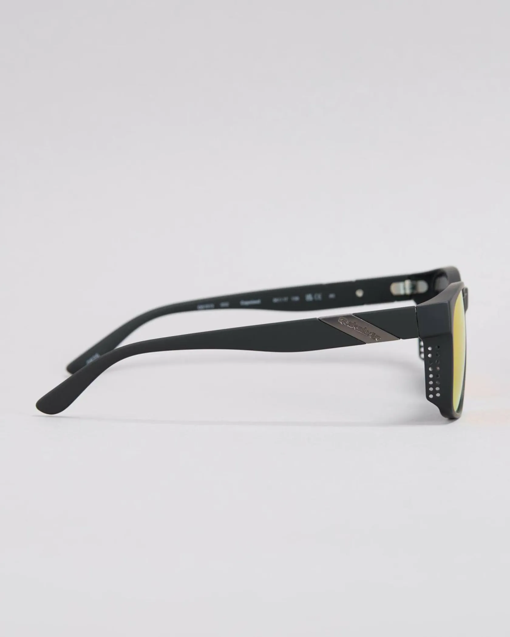 Quiksilver Capsized Sunglasses Rubberized Black Red Mirror Best