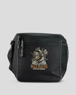 The Mad Hueys Captain Ship Faced Cooler Bag Black Best