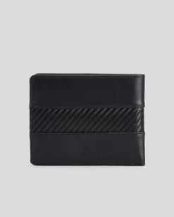 Unit CarbonX Leather Wallet Black Clearance