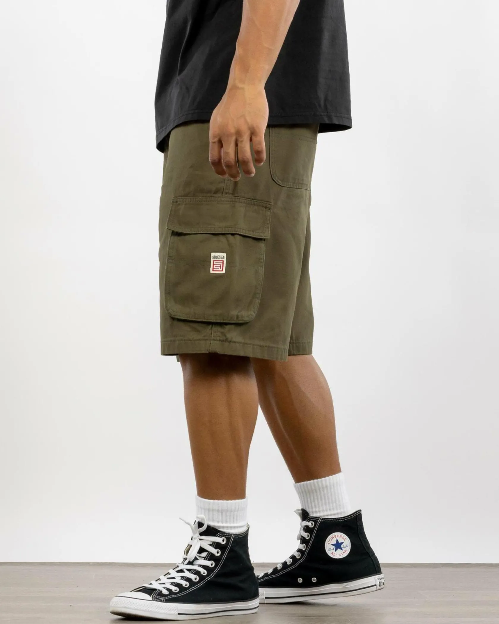 S-Double Cargo Work Shorts Army Outlet