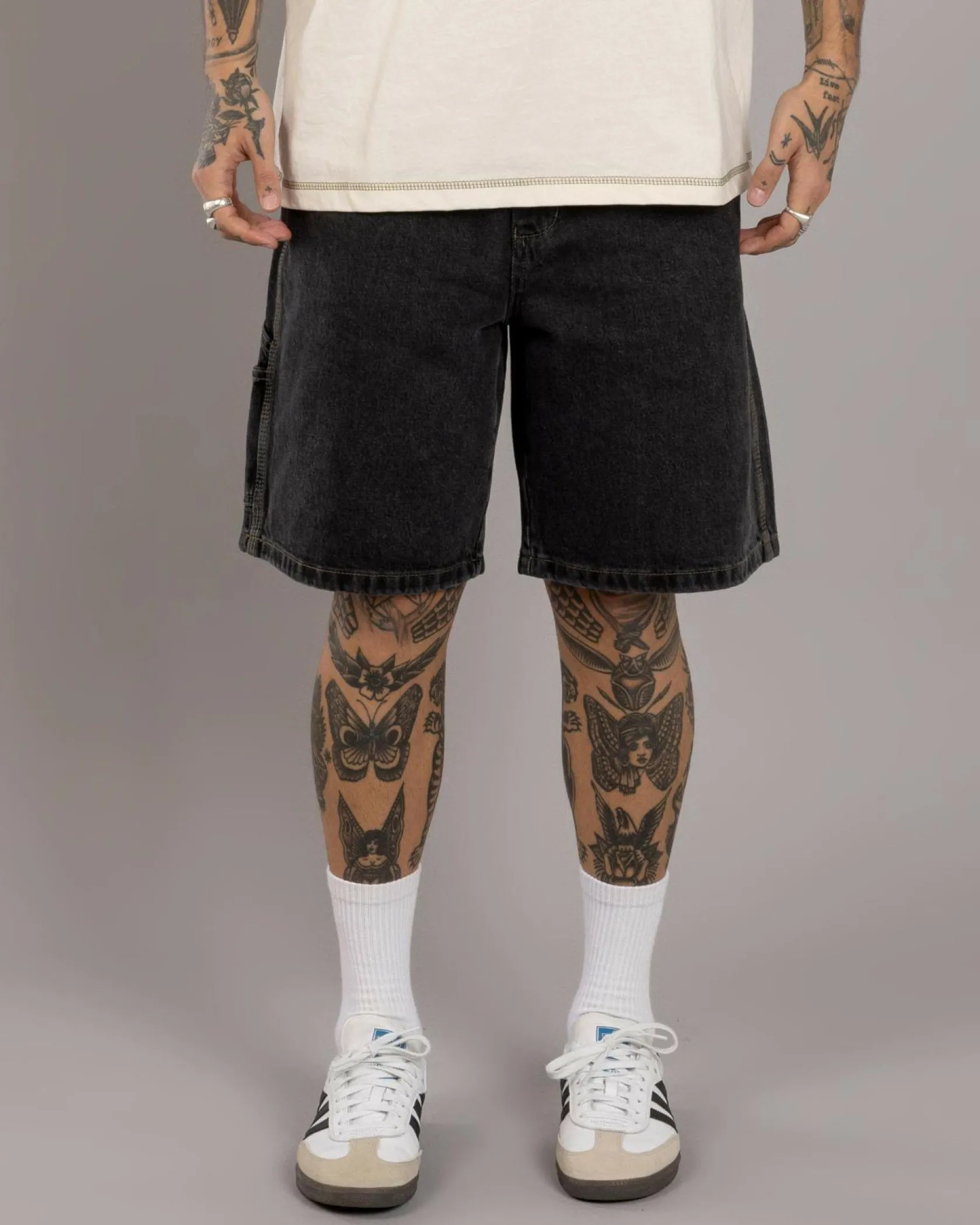 Worship Supplies Carpenter Jean Shorts Phantom Online