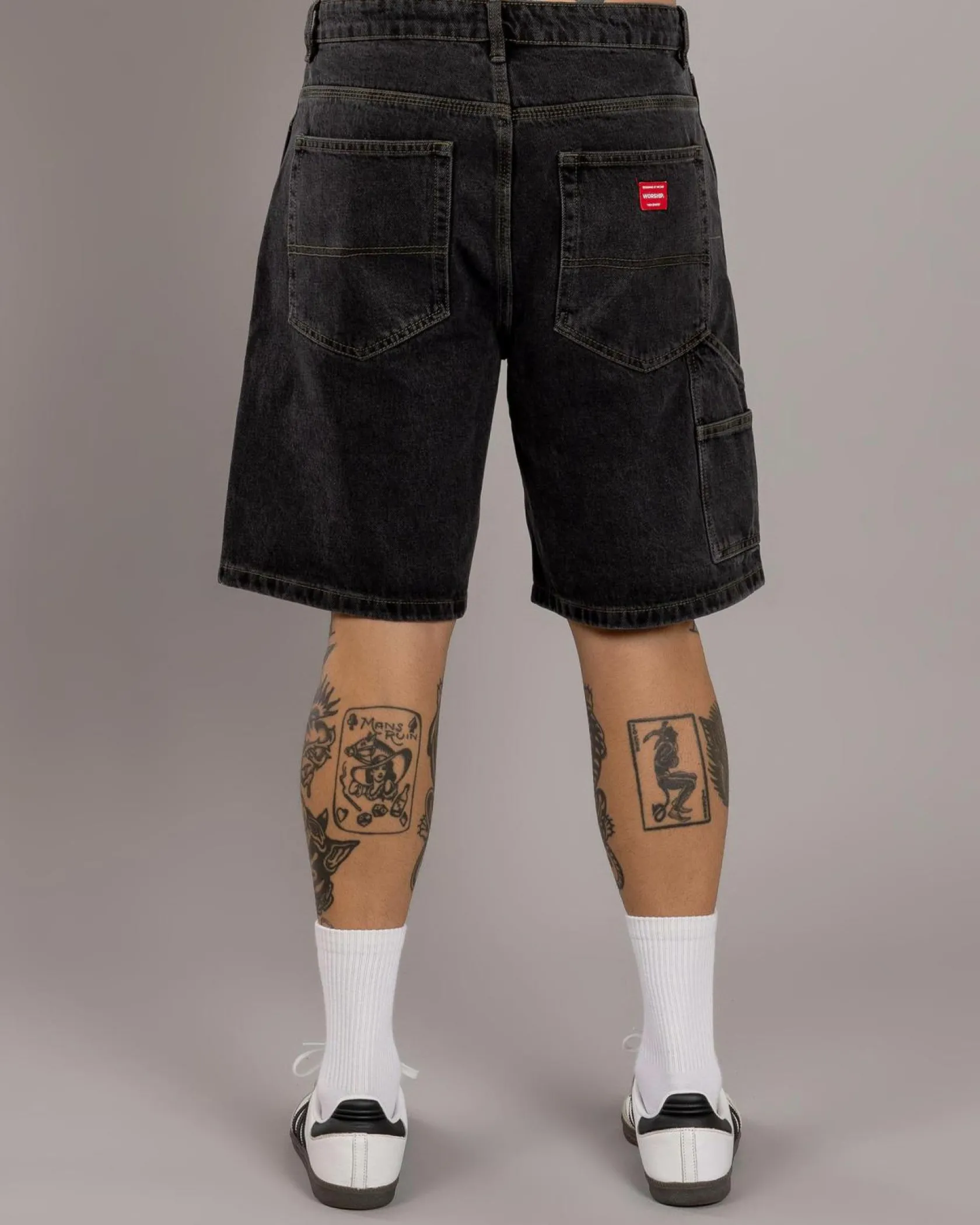 Worship Supplies Carpenter Jean Shorts Phantom Online