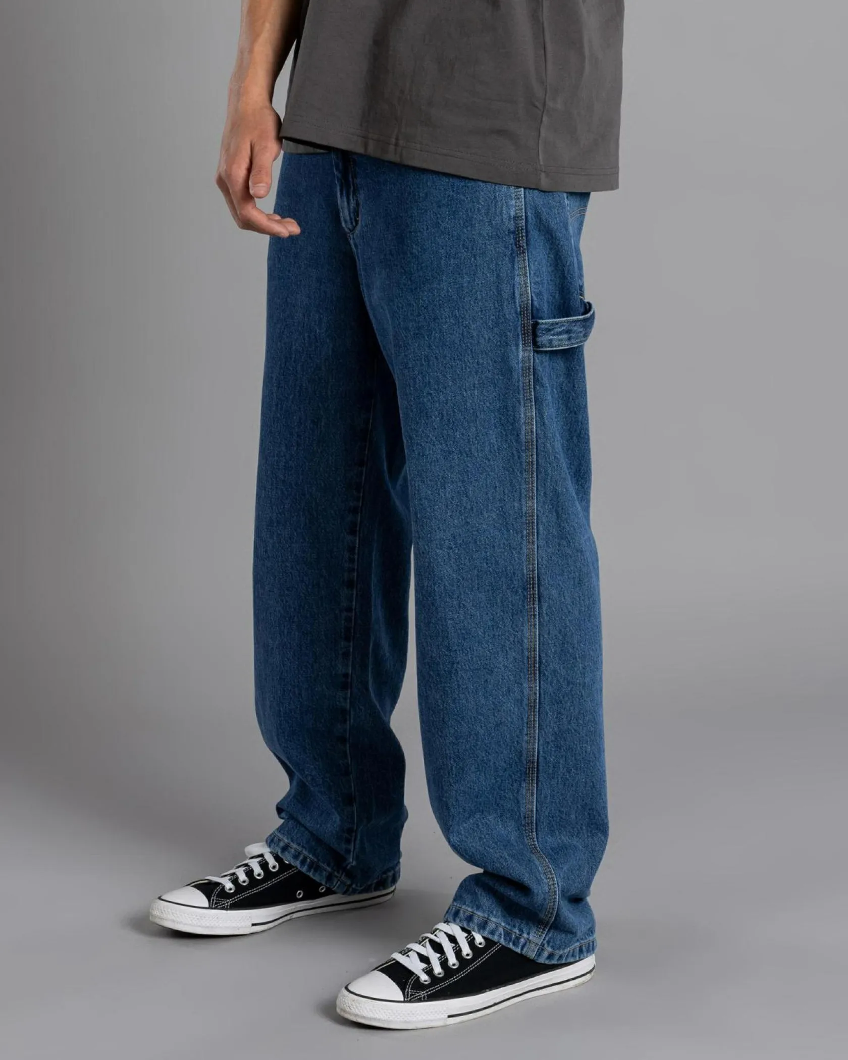 Worship Supplies Carpenter Jeans Steady Mid Blue New