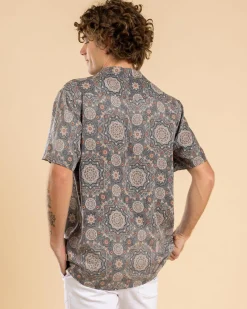 Lucid Casablanca Short Sleeve Shirt Black Clearance