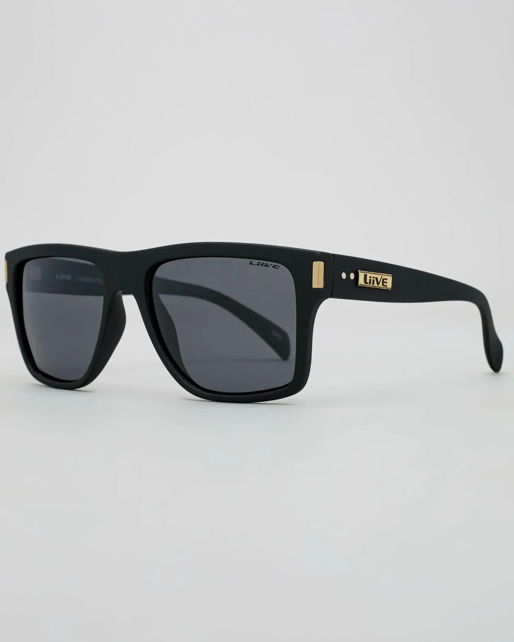 Liive Casino Polarised Sunglasses Matt Black Hot