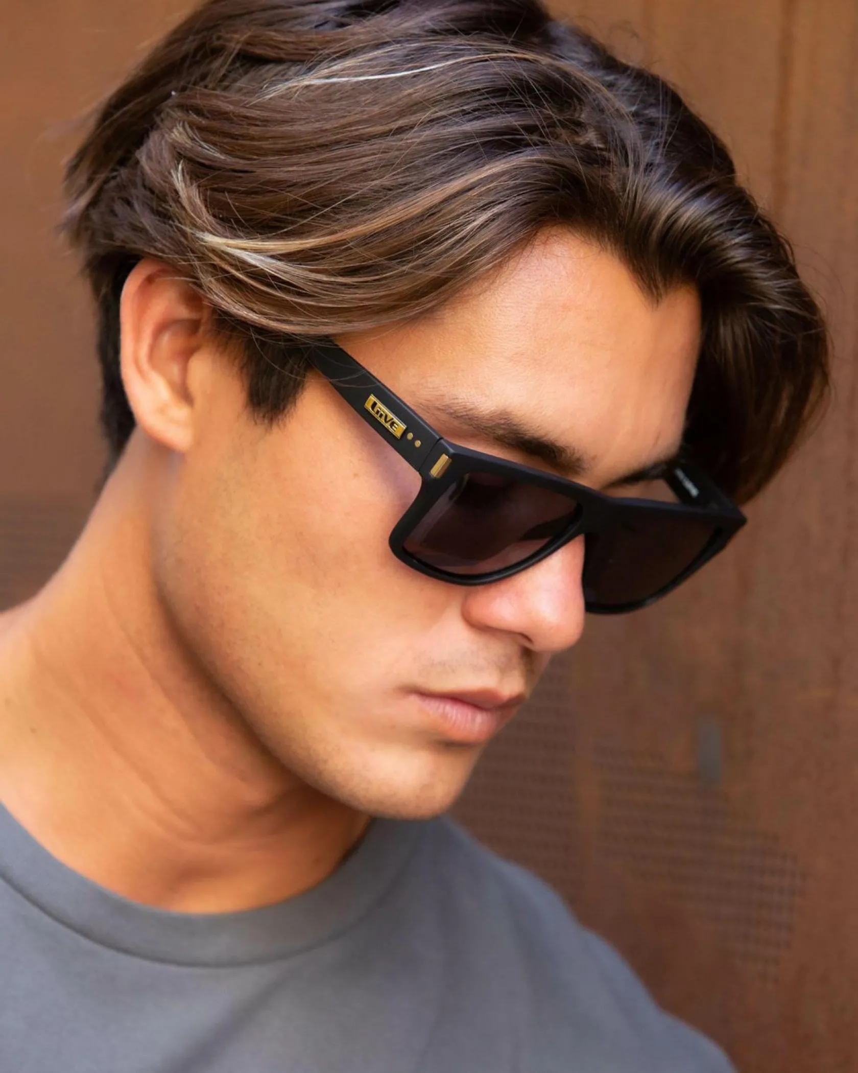 Liive Casino Polarised Sunglasses Matt Black Hot