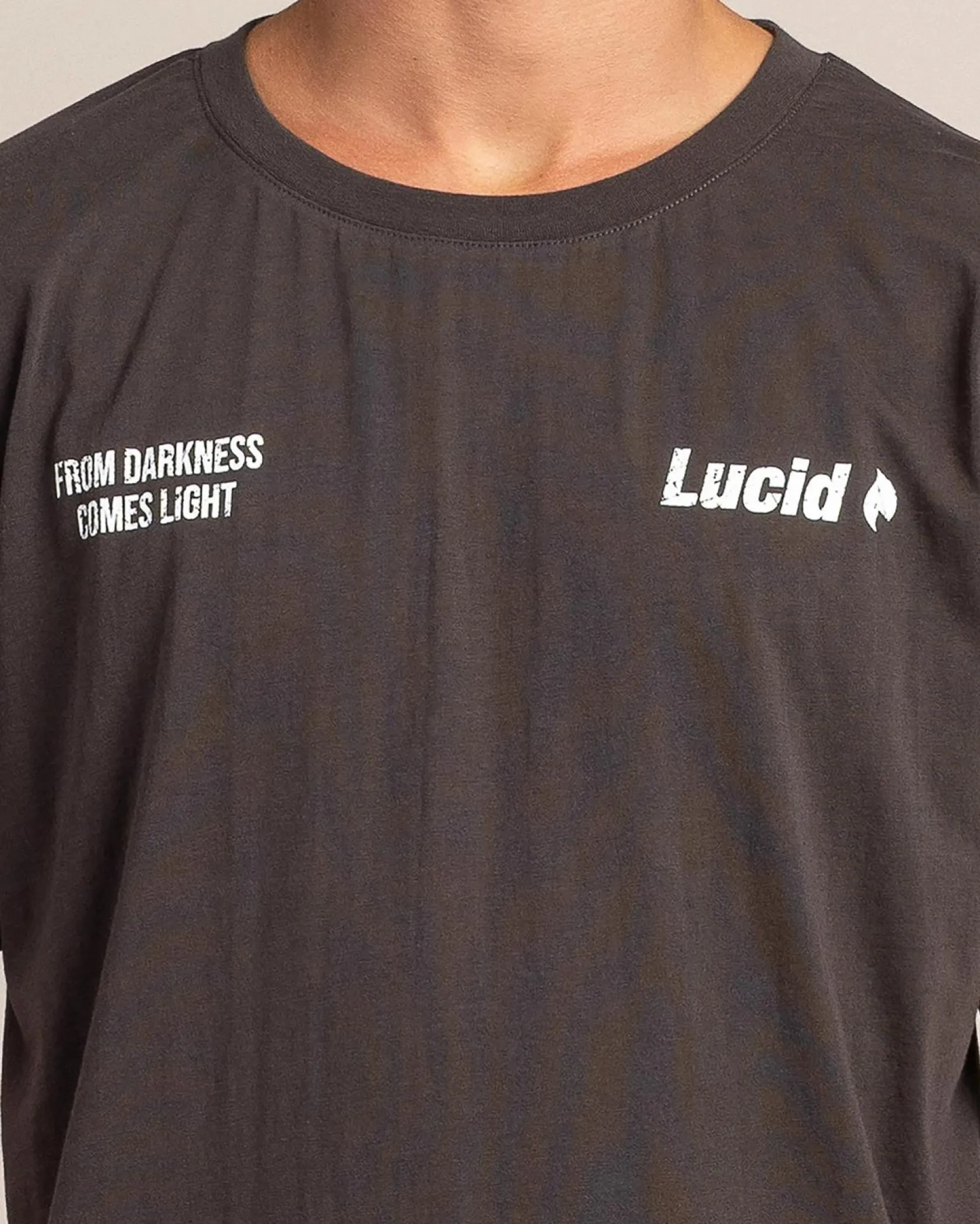 Lucid Cenotaph T-Shirt Charocal New