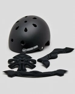 187 Killer Pads Certified Matte Helmet Black Discount