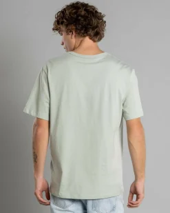Champion Puff Script T-Shirt Clever Sage Discount