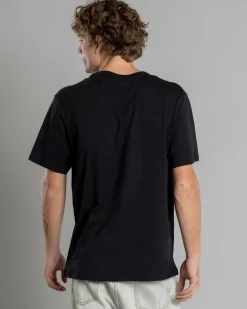 Champion Puff Script T-Shirt Black Clearance